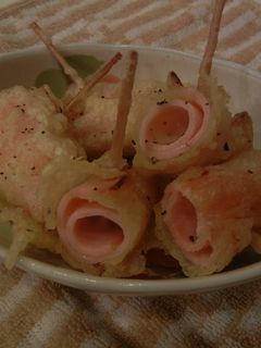 絶品おつまみ☆ハムチーの天ぷら-レシピのメイン写真