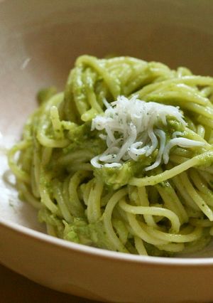 バジル風味のアボカド濃厚クリームパスタ-レシピのメイン写真