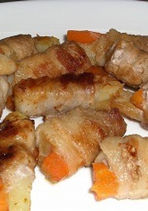 にんじんとじゃがいもの肉巻き-レシピのメイン写真