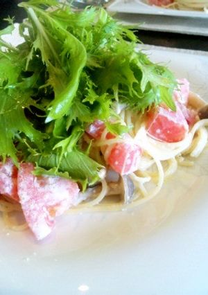 明太子とトマトの冷製クリームパスタ☆-レシピのメイン写真