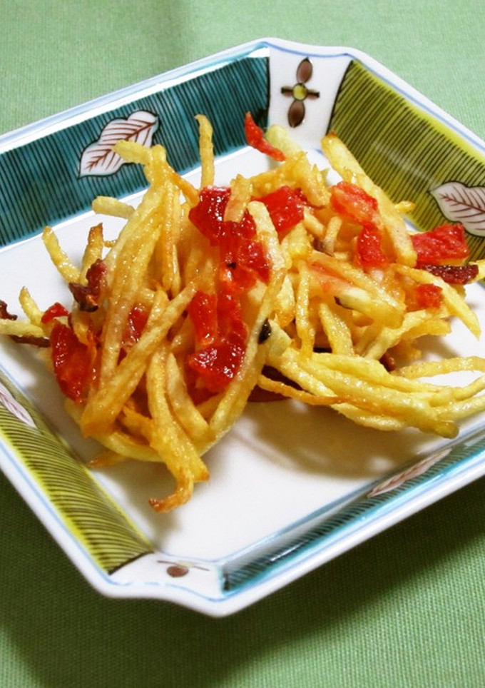 ポテトと福神漬のカレー風味かき揚げ-レシピのメイン写真