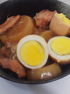 圧力鍋で簡単♪大根ともも肉の目玉煮-レシピのメイン写真