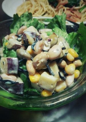 食物繊維たっぷり豆サラダ-レシピのメイン写真