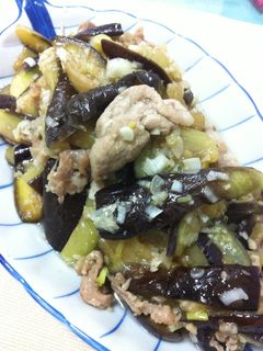 にんにくいっぱい♪なすの肉炒め♪-レシピのメイン写真