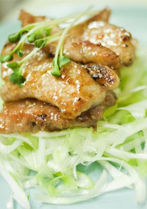 ボリュームアップ！豚もも肉の醤油焼き-レシピのメイン写真