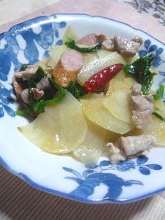 豚肉とジャガイモのガーリック炒め-レシピのメイン写真