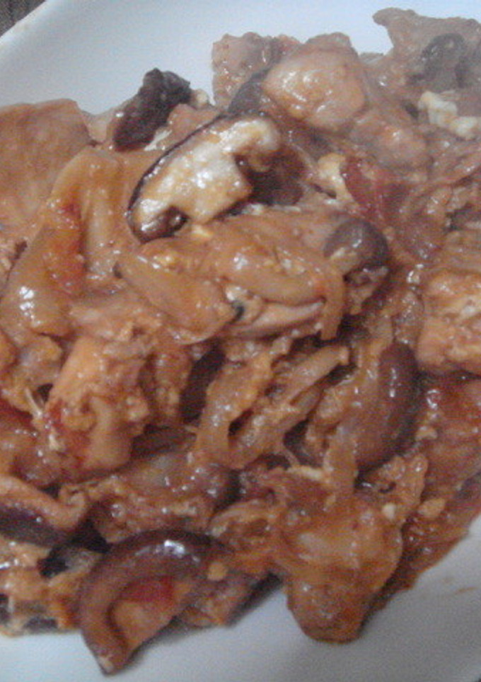 鶏肉ときのこの炒め煮-レシピのメイン写真