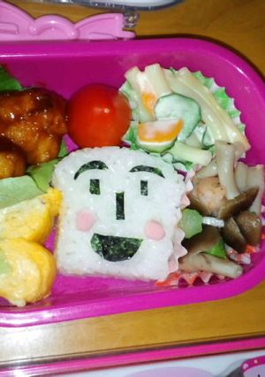 お手軽☆しょくぱんまん弁当-レシピのメイン写真