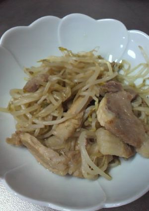 豚肉ともやしのてりやき-レシピのメイン写真