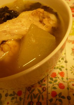 ♥手羽元と冬瓜のスープ♥-レシピのメイン写真