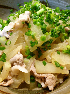 冬瓜の豚肉のごま油炒め-レシピのメイン写真