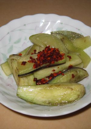 ナスと食べるラー油-レシピのメイン写真