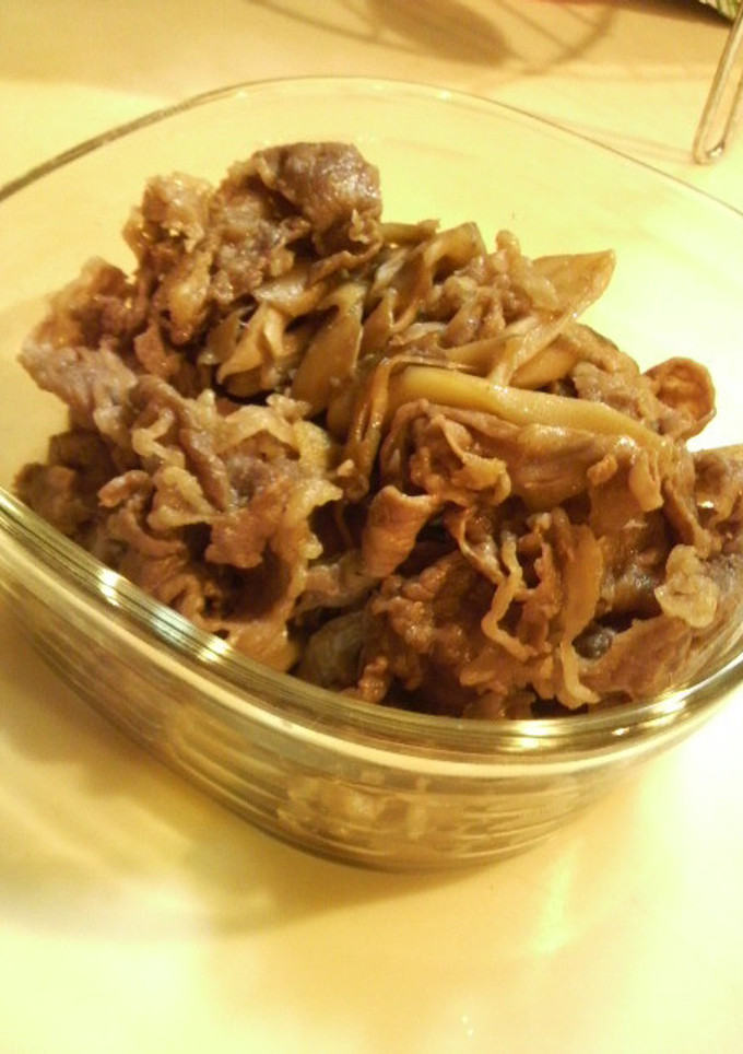 牛肉と舞茸の生姜醤油煮-レシピのメイン写真