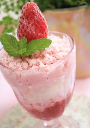 いちごみるくシャーベット☆-レシピのメイン写真