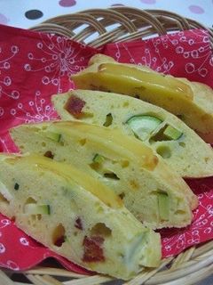 ドライトマトとズッキーニのケークサレ-レシピのメイン写真