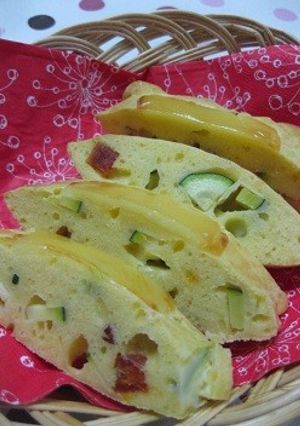 ドライトマトとズッキーニのケークサレ-レシピのメイン写真