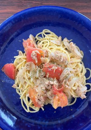 ツナのスパゲッティ-レシピのメイン写真