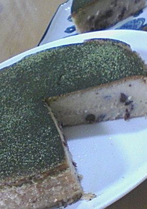 ★小豆と抹茶のジャパニーズチーズケーキ★-レシピのメイン写真