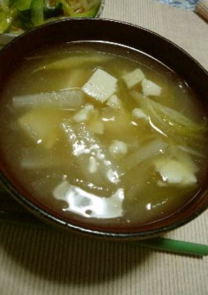 作るたび祖母を思い出す　みょうがの味噌汁-レシピのメイン写真