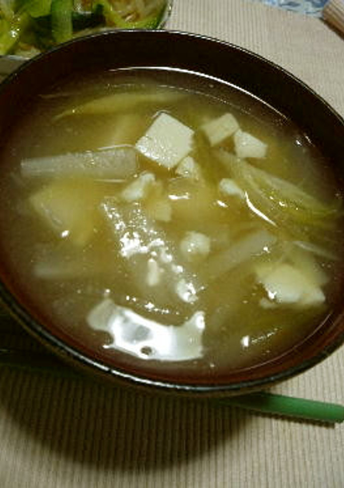 作るたび祖母を思い出す　みょうがの味噌汁-レシピのメイン写真