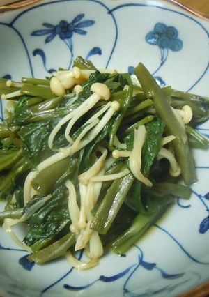 エンサイとえのきの炒め煮-レシピのメイン写真