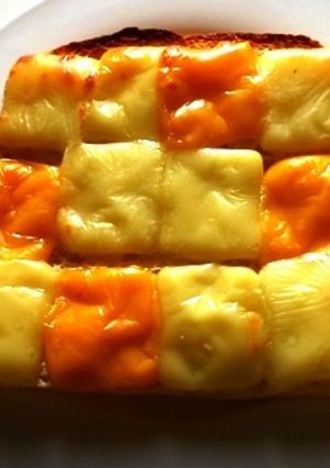 三色モザイクチーズトースト-レシピのメイン写真