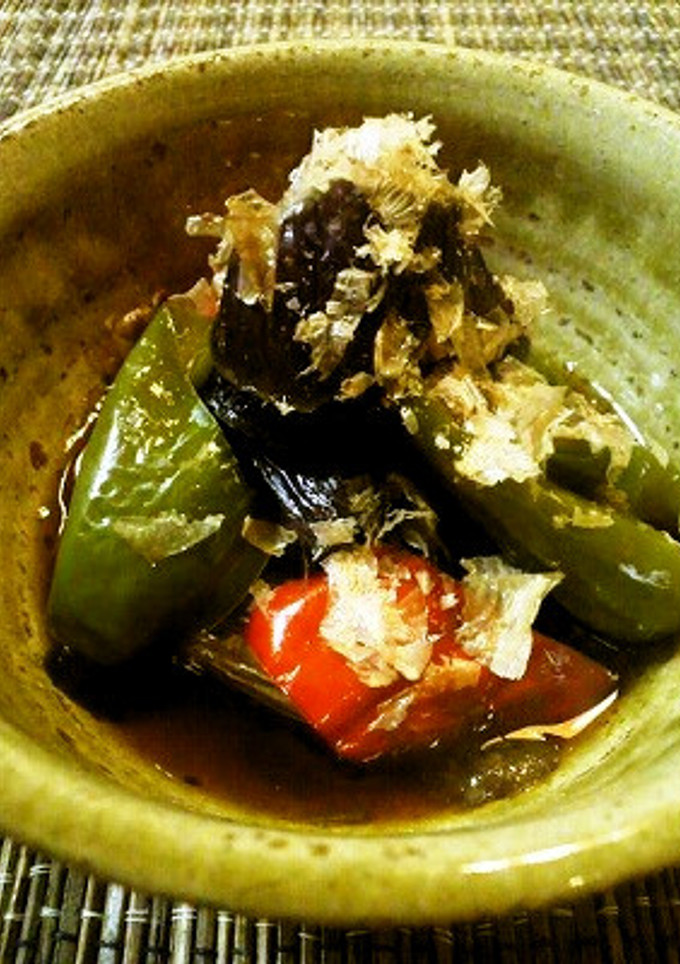 ✿とろとろ♬お茄子とピーマンの煮浸し✿-レシピのメイン写真