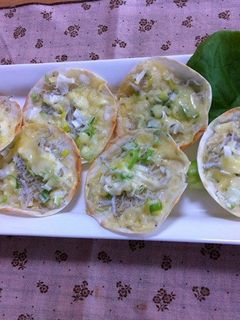 餃子の皮でしらすピザ-レシピのメイン写真