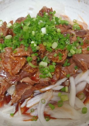 『砂肝の韓国風和え』-レシピのメイン写真