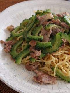 シンプル☆ゴーヤのナンプラー焼きそば-レシピのメイン写真