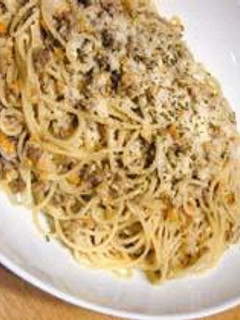 白いボロネーゼソースのパスタ-レシピのメイン写真