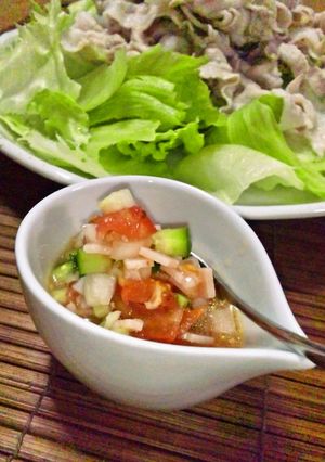 コロコロ野菜の食べるドレッシング!-レシピのメイン写真