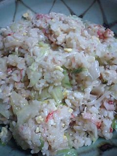 カニかま焼き飯-レシピのメイン写真