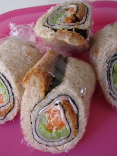 SPロースハムでラップサンド-レシピのメイン写真