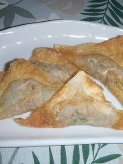 ネギとツナの包み揚げ-レシピのメイン写真