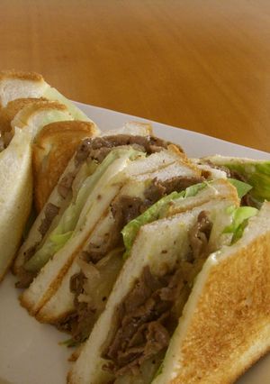 思い出の味♡ビーフサンド♬-レシピのメイン写真