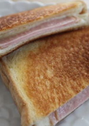 フライパンでクロックムッシュ風。-レシピのメイン写真