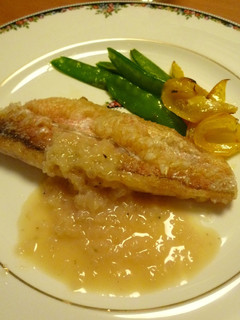 甘鯛のポワレ★バターとビネガーのソース-レシピのメイン写真