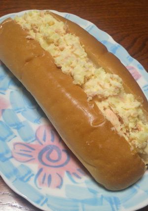 鮭じゃがディップ(ホットドック用パンで)-レシピのメイン写真