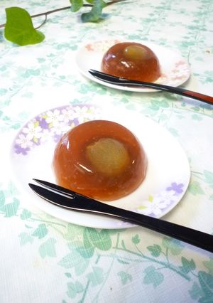 果実入り葡萄の水まんじゅう風-レシピのメイン写真