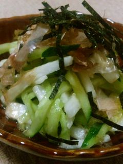 胡瓜と長芋の千切り和え-レシピのメイン写真
