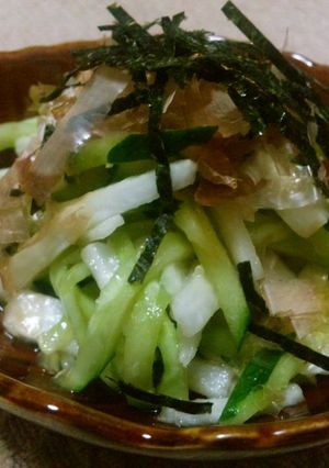 胡瓜と長芋の千切り和え-レシピのメイン写真