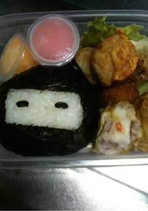 キャラ弁 たまごっち ござるっち-レシピのメイン写真