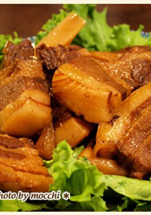 超簡単！コーラでコクのある本格的な角煮-レシピのメイン写真