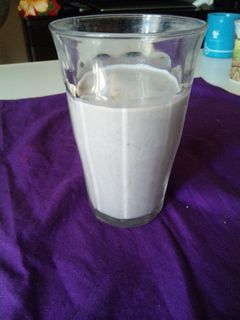 黒ゴマプリン入りバナナジュース-レシピのメイン写真