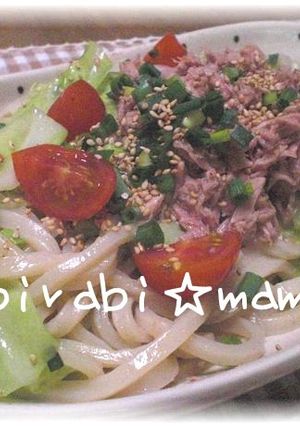 常備品で作るツナ＆キャベツの塩焼きうどん-レシピのメイン写真