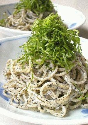 黒胡麻のレモンマヨパスタ-レシピのメイン写真