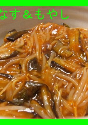 麻婆なすもやし-レシピのメイン写真