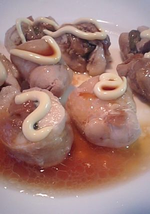 鶏肉の梅肉蒸し-レシピのメイン写真