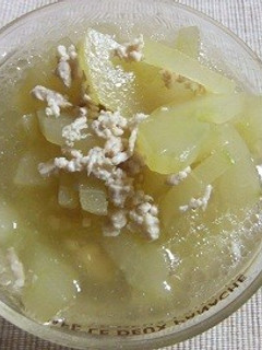 きゅうりと鶏ひき肉の和風スープ煮-レシピのメイン写真